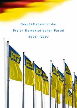 Geschäftsbericht Der Freien Demokratischen Partei 2005