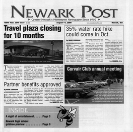 Travel Plaza Closing for 10 Months