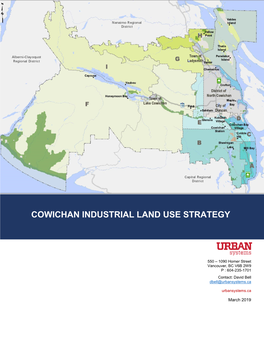 Cowichan Industrial Land Use Strategy