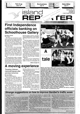 Island Reporter Contains the Names of More Than Professional Theater's Community Outreach and Education Arm, If You Haven't Visited the Replica of 58,000 U.S