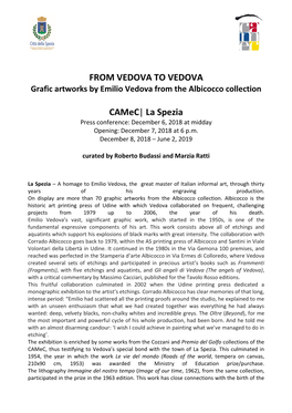FROM VEDOVA to VEDOVA Camec| La Spezia