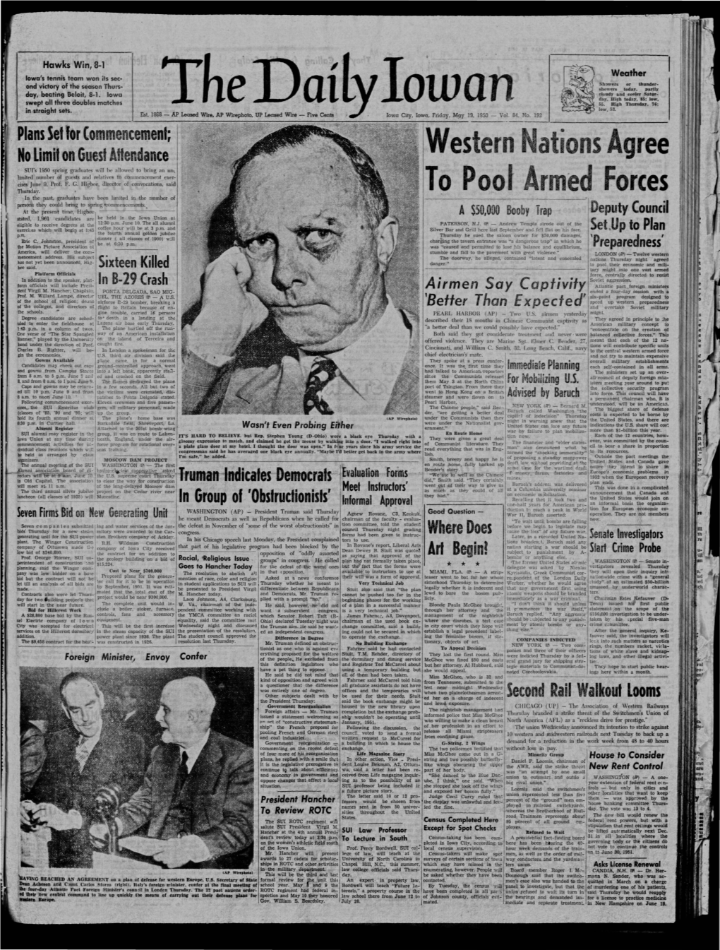 Daily Iowan (Iowa City, Iowa), 1950-05-19