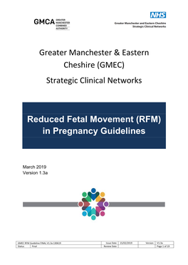 GMEC) Strategic Clinical Networks Reduced Fetal Movement (RFM