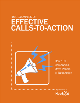 101 Examples of Effective Calls-To-Action