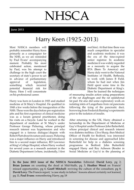 Harry Keen (1925-2013)