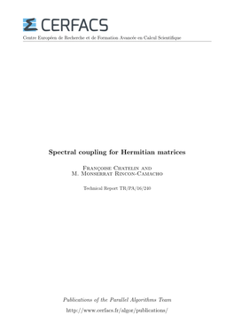 Spectral Coupling for Hermitian Matrices