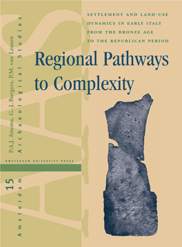 Regional Pathways to Complexity Archaeological Studies P.A.J