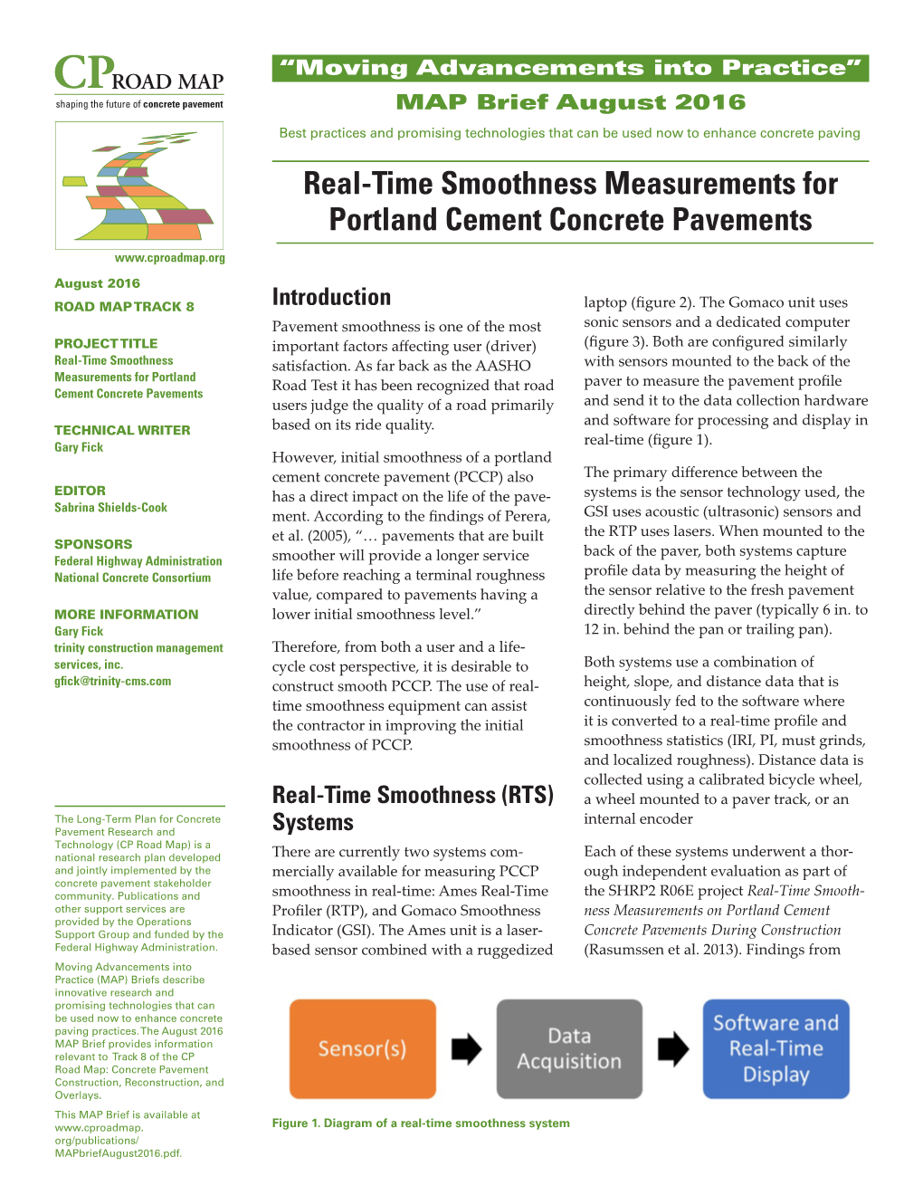 Real-Time Smoothness Measurements for Portland Cement Concrete Pavements