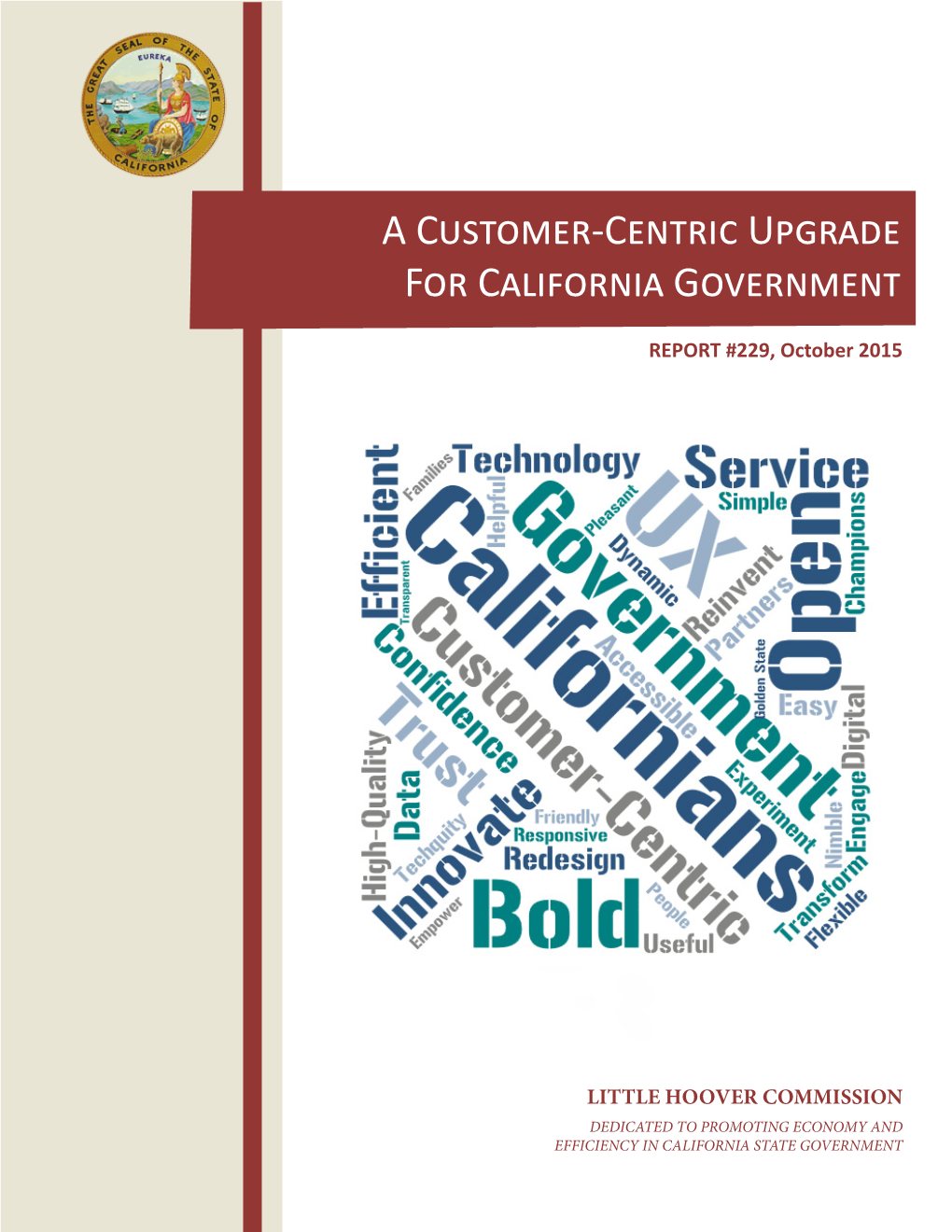 A Customer-Centric Upgrade for California Government (Report