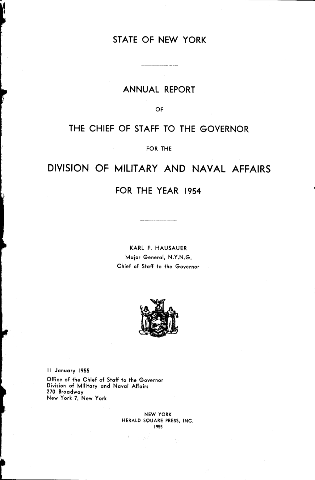 Division of Military and Naval Affairs