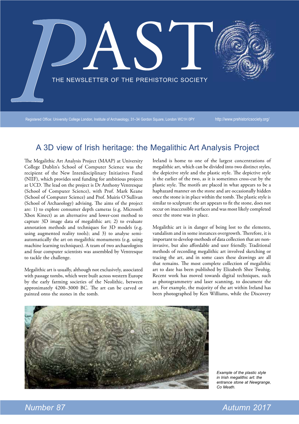 A 3D View of Irish Heritage: the Megalithic Art Analysis Project