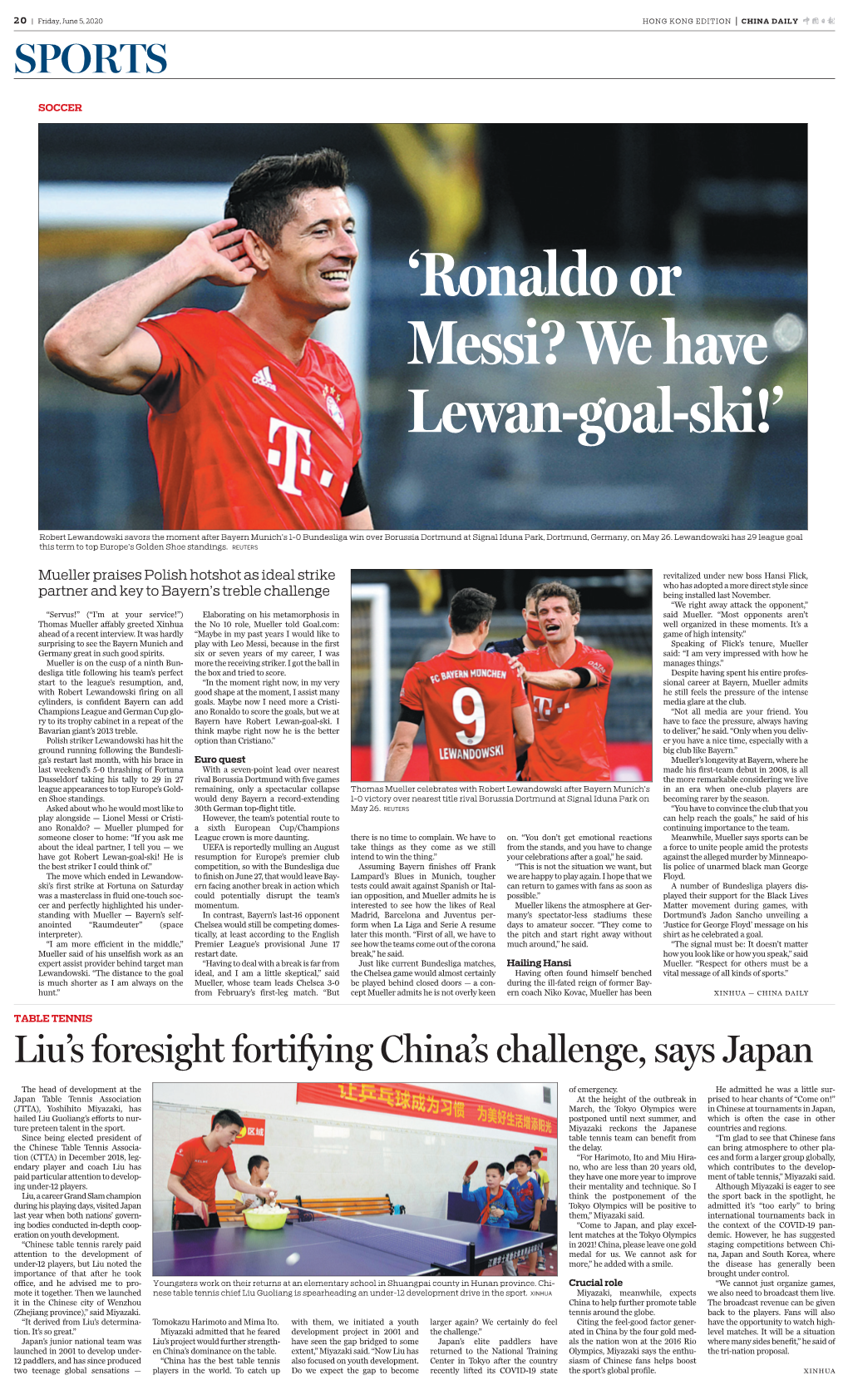 'Ronaldo Or Messi? We Have Lewangoalski!'