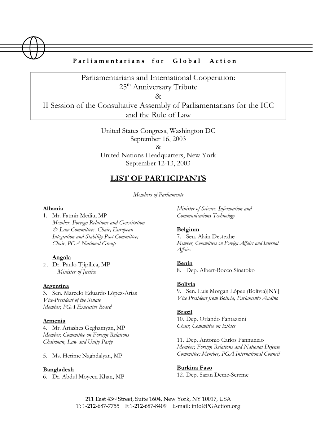 Consultative Assembly of Parliamentarians for the ICC and the Rule of Law