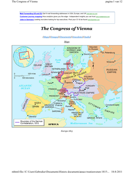 EH.9 the Congress of Vienna