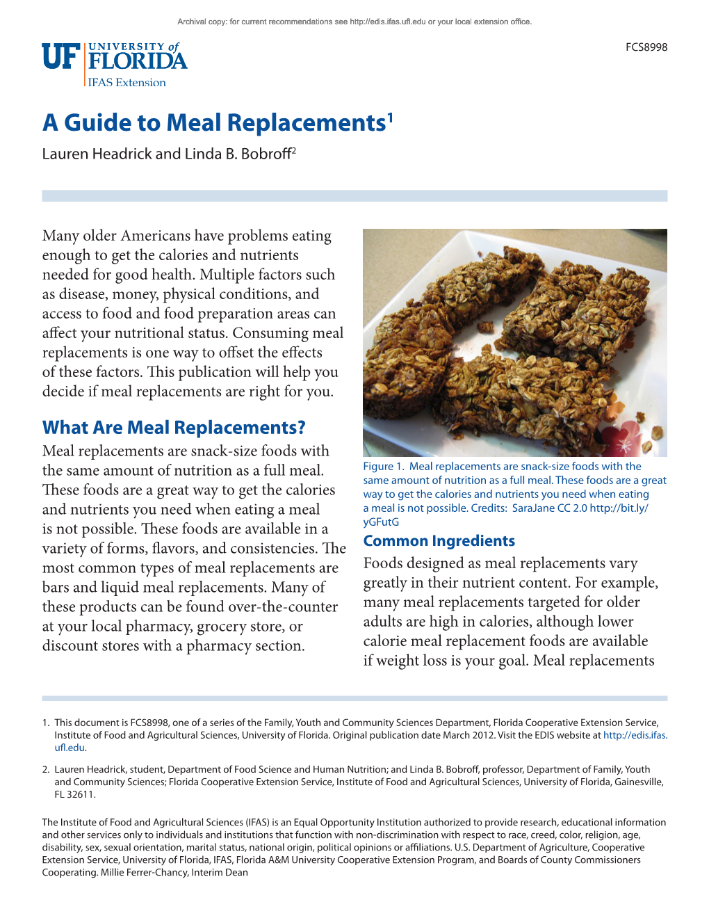 What Are Meal Replacements? Meal Replacements Are Snack-Size Foods with Figure 1