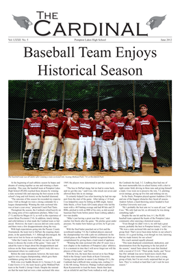 Baseball Team Enjoys Historical Season