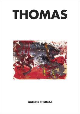 Galerie Thomas Contents