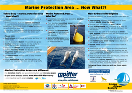 Marine Protection Area ... Now What?!