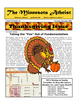 Thanksgiving Issue
