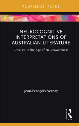 Neurocognitive Interpretations of Australian Literature; Criticism In