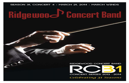 RCB March, 2014 Concert