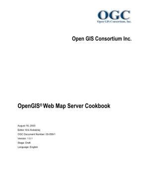 Opengis® Web Map Server Cookbook