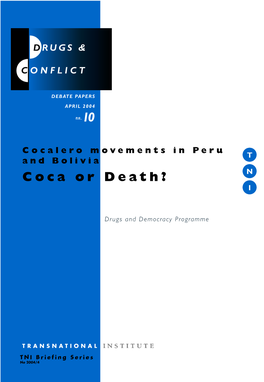 Download the Report Coca Or Death