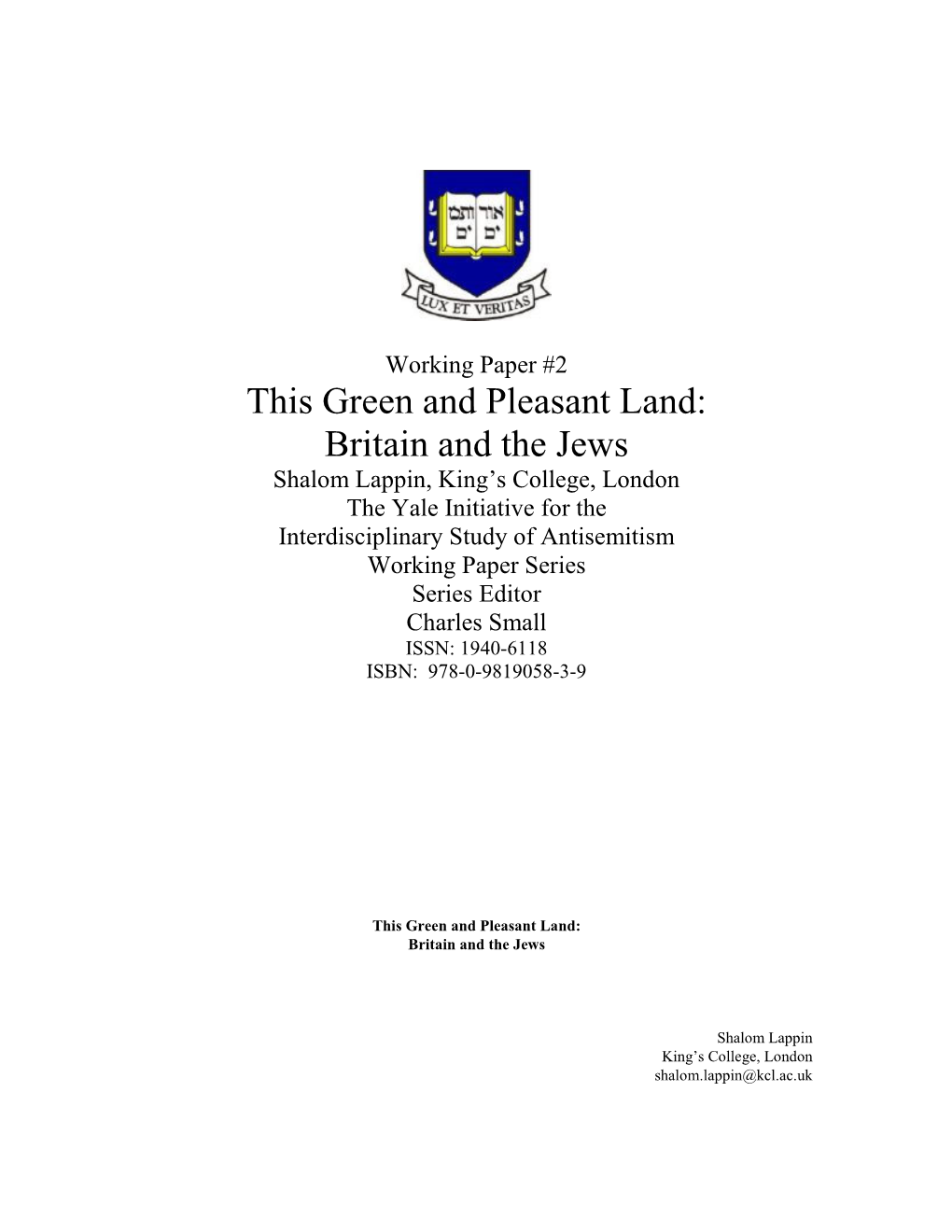 Britain and the Jews