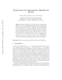 Parameterized and Approximation Algorithms for Boxicity