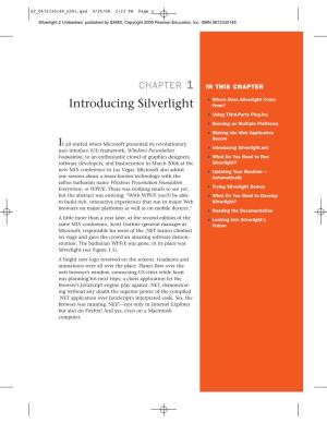 Introducing Silverlight From?
