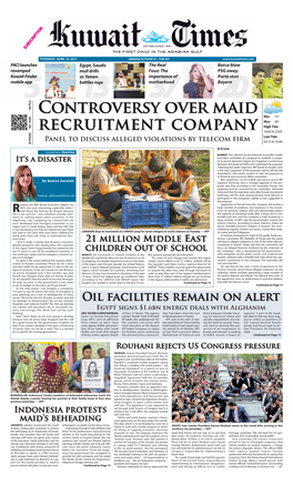 Controversy Over Maid Recruitment Company