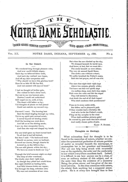 Notre Dame Scholastic, Vol. 20, No. 04