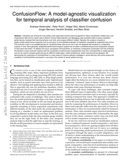 A Model-Agnostic Visualization for Temporal Analysis of Classifier Confusion