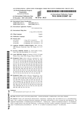 WO 2018/232007 Al 20 December 2018 (20.12.2018) W !P O PCT