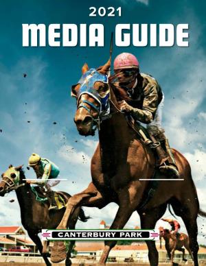 2021 Canterbury Park Media Guide Is Now Online