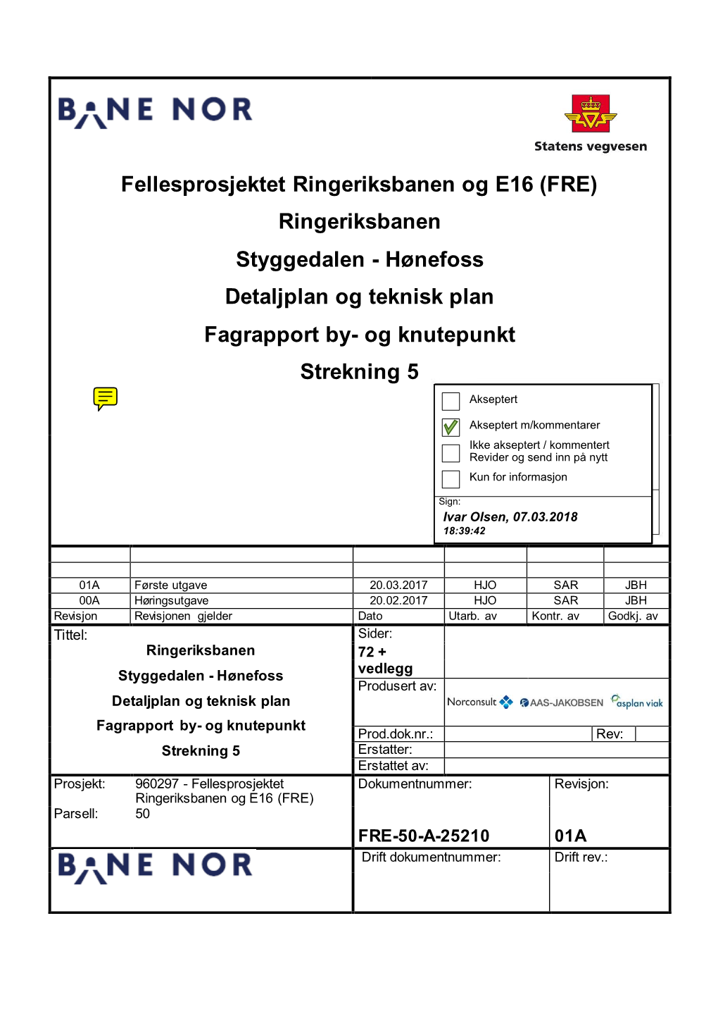 Fagrapport By- Og Knutepunkt, Strekning 5.Pdf