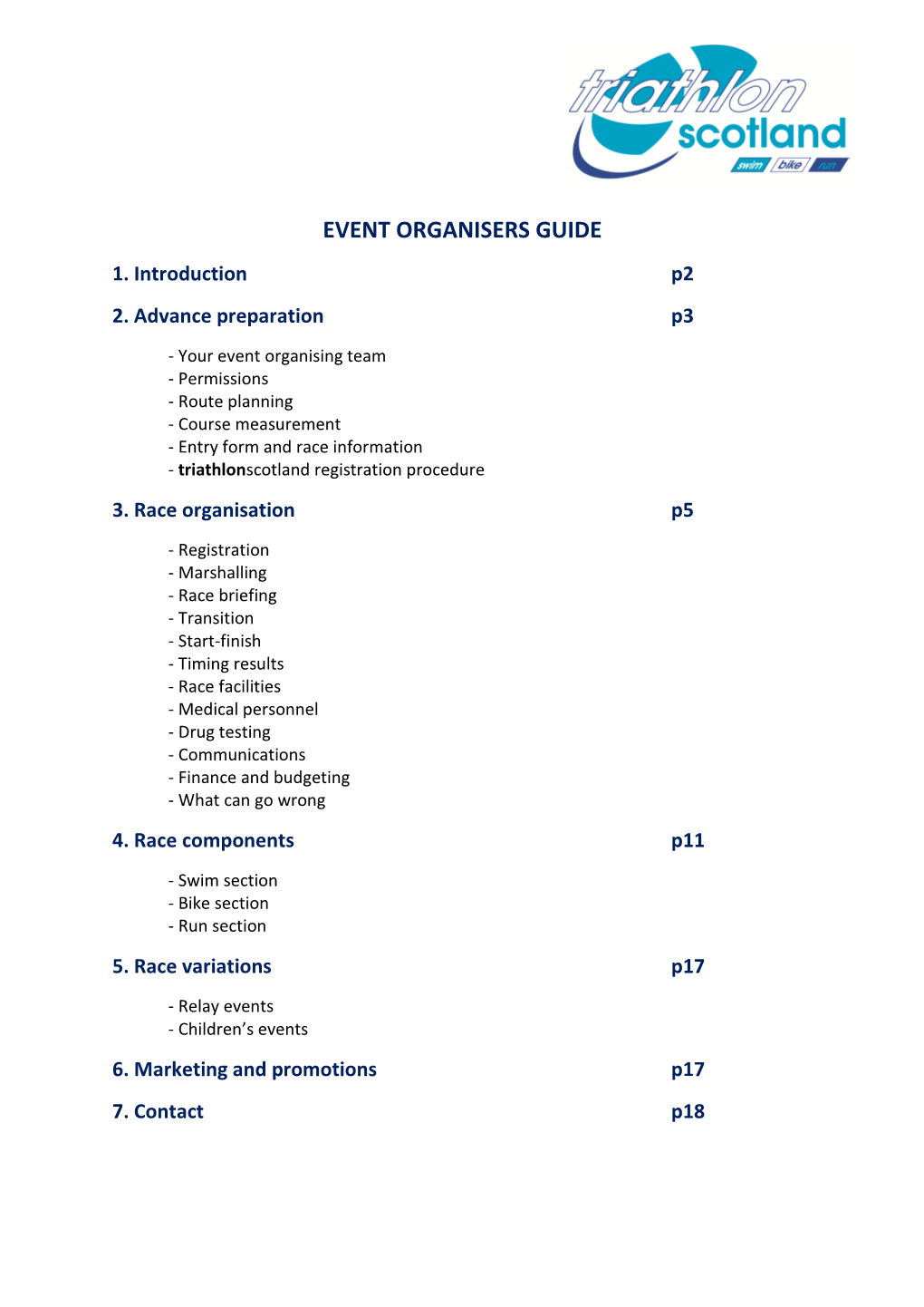 Event Organisers Guide 1