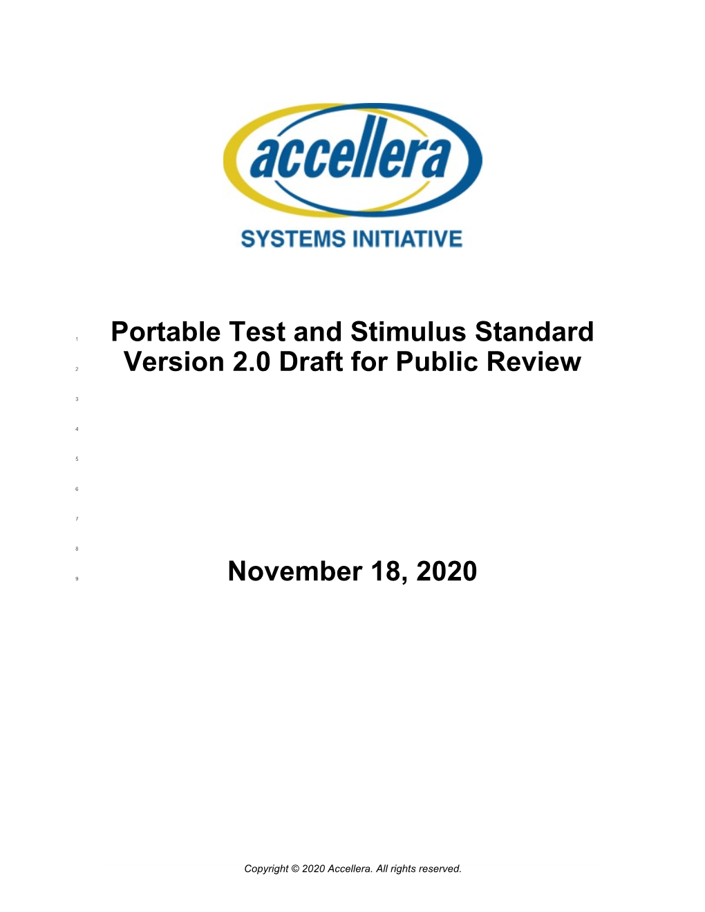 Portable Test and Stimulus Standard