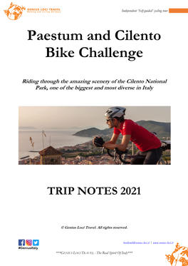 Self-Guided Road Cycling Tour