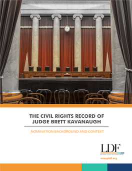 Read the Nomination Background on Judge Brett Kavanaugh