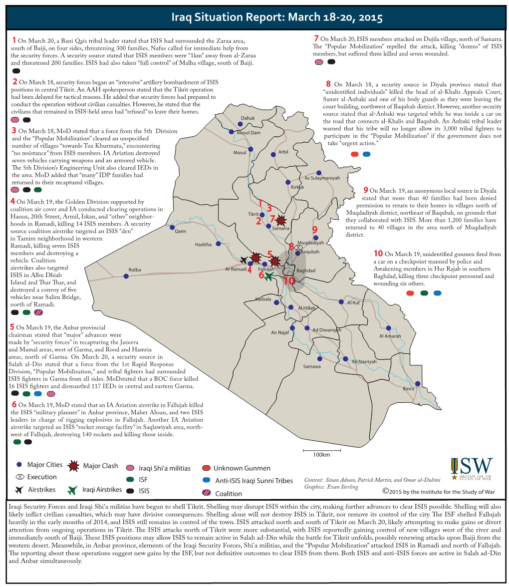 Iraq SITREP 2015-2-24-25