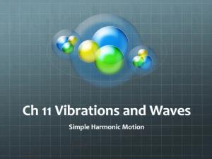Ch 11 Vibrations and Waves Simple Harmonic Motion Simple Harmonic Motion