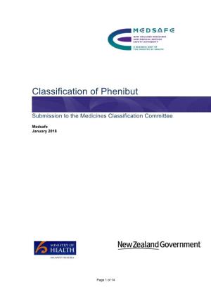 Classification of Phenibut