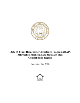 State of Texas Homeowner Assistance Program (HAP) Coastal Bend