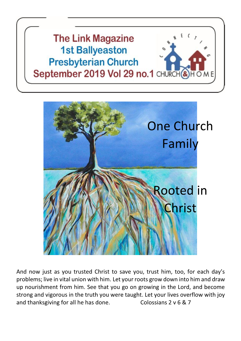 One Church Family Rooted in Christ