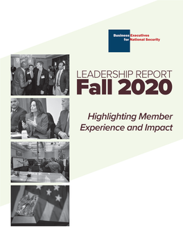 BENS Leadership Report | Fall 2020