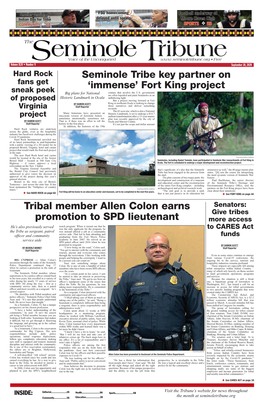 Tribal Member Allen Colon Earns Promotion to SPD Lieutenant