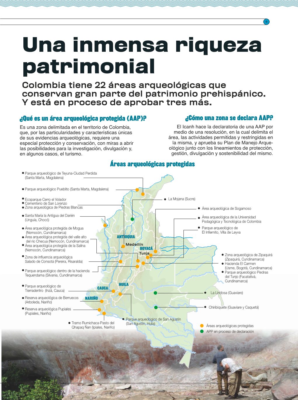 Una Inmensa Riqueza Patrimonial Colombia Tiene 22 Áreas Arqueológicas Que Conservan Gran Parte Del Patrimonio Prehispánico