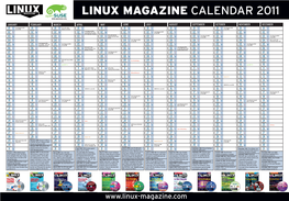 Linux Magazine Calendar 2011