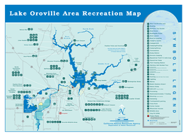 Lake Oroville Area Recreation Map T R N E E S O M T U R R Bike Trail/40 Mile Loop C a to Quincy